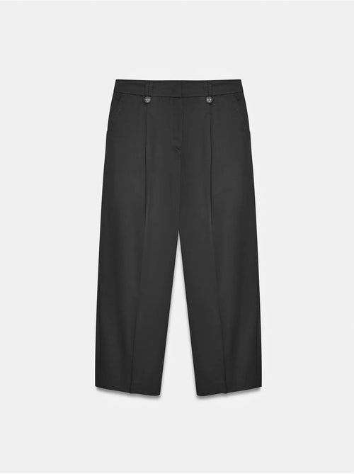 Pantaloni in popeline di cotone a vita alta e gamba ampia dilvin - Kiabi Pantaloni in popeline di cotone a vita alta e gamba ampia dilvin - Kiabi