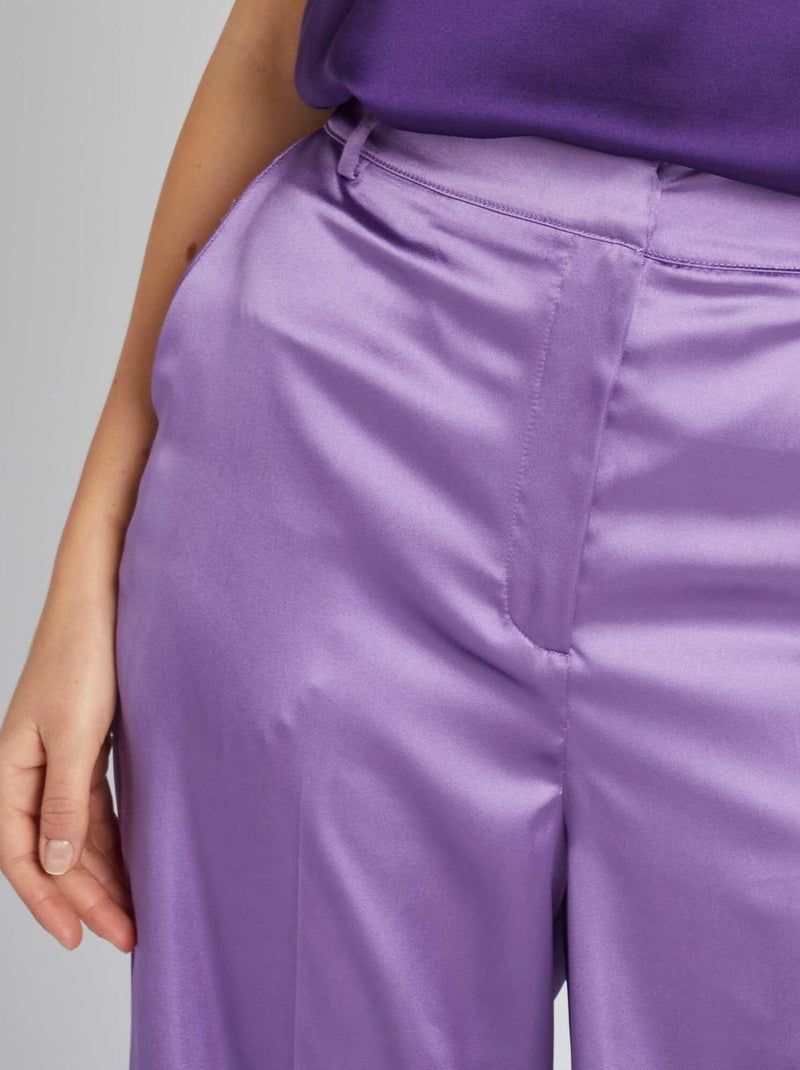 Set Top E Pantaloni In Raso Da Donna - Comodo Per Estate E Casa - Foto 13