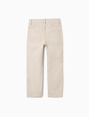 Pantaloni in saffiano 'slim fit'