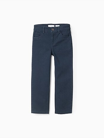 Pantaloni in saffiano 'slim fit'