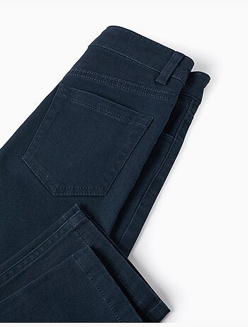 Pantaloni in saffiano 'slim fit'