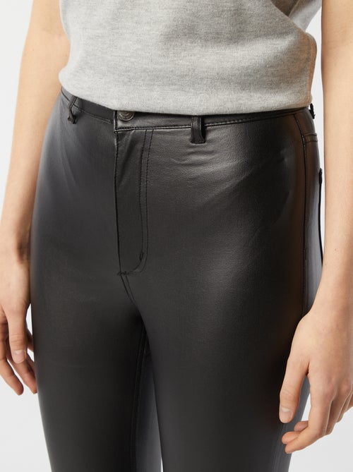 Pantaloni in similpelle - Kiabi