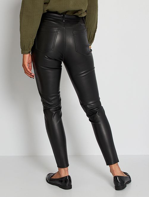 Pantaloni in similpelle - nero - Kiabi - 15.00€