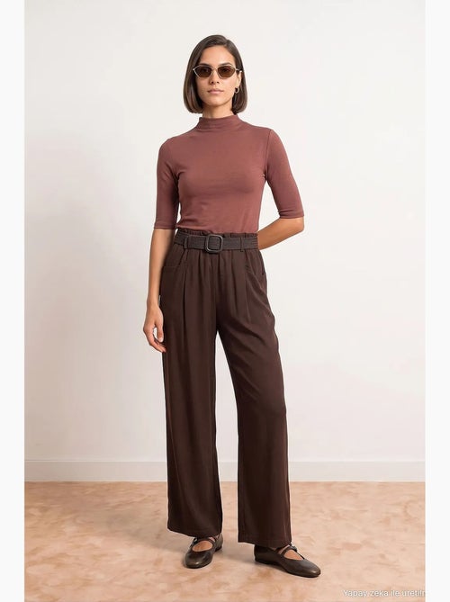 Pantaloni in tencel dilvin - Kiabi Pantaloni in tencel dilvin - Kiabi