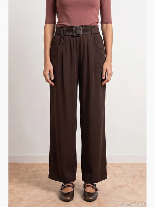 Pantaloni in tencel dilvin - Kiabi Pantaloni in tencel dilvin - Kiabi