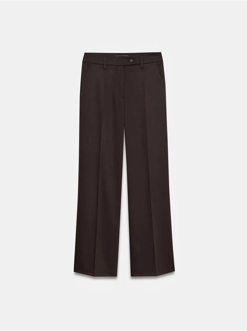 Pantaloni in tessuto a gamba ampia a vita media dilvin - Kiabi Pantaloni in tessuto a gamba ampia a vita media dilvin - Kiabi