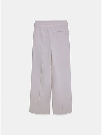 Pantaloni in tessuto a gamba ampia con cintura dilvin