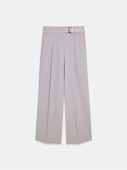 Pantaloni in tessuto a gamba ampia con cintura dilvin - Kiabi Pantaloni in tessuto a gamba ampia con cintura dilvin - Kiabi