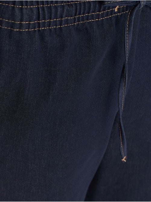 Pantaloni in tessuto a gamba larga con vita con coulisse dilvin - Kiabi Pantaloni in tessuto a gamba larga con vita con coulisse dilvin - Kiabi
