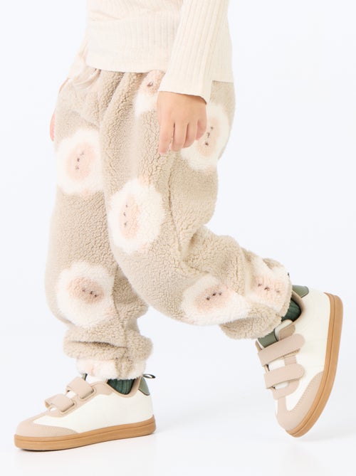 Pantaloni in tessuto effetto montone - Kiabi