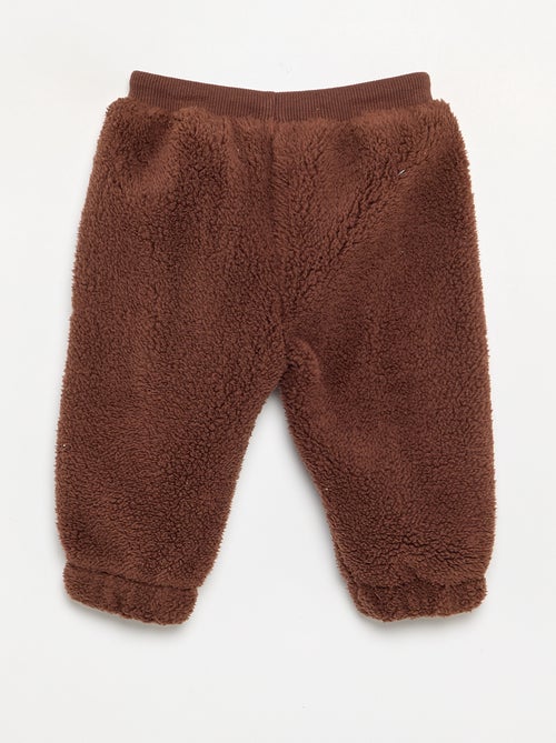 Pantaloni in tessuto effetto montone - Kiabi