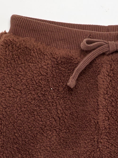 Pantaloni in tessuto effetto montone - Kiabi