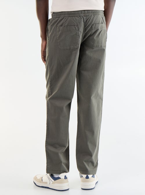 Pantaloni in tessuto effetto pelle di pesca - Kiabi Pantaloni in tessuto effetto pelle di pesca - Kiabi