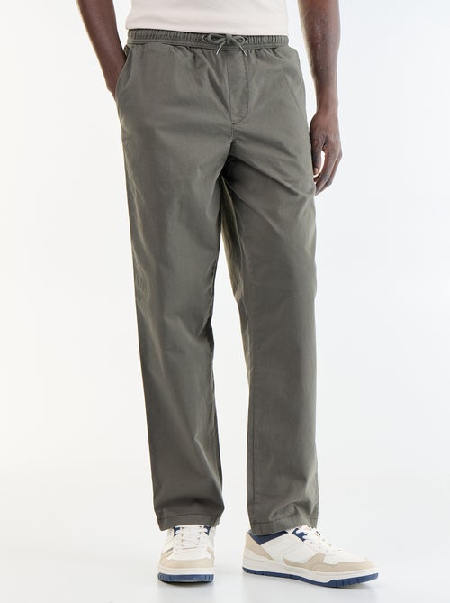 Pantaloni in tessuto effetto pelle di pesca - Kiabi Pantaloni in tessuto effetto pelle di pesca - Kiabi