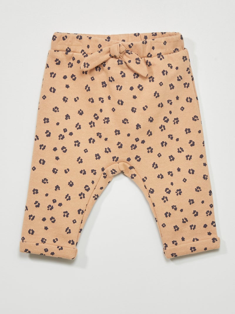 Pantaloni in tessuto felpato BEIGE - Kiabi