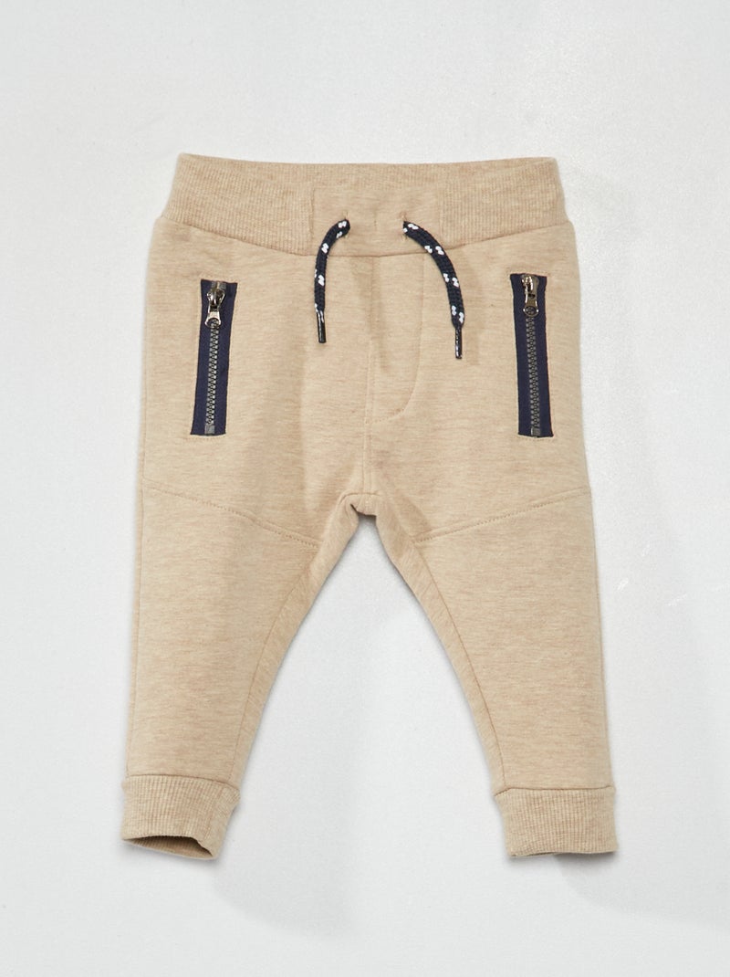 Pantaloni in tessuto felpato BEIGE - Kiabi