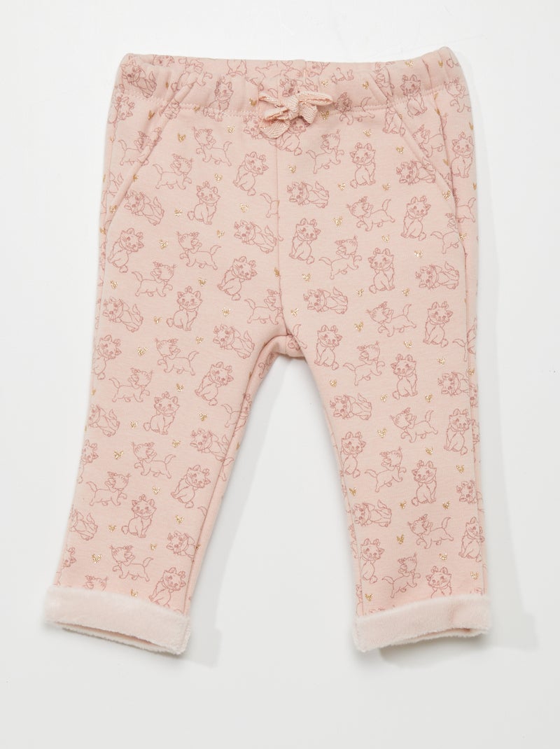 Pantaloni in tessuto felpato 'Disney' ROSA - Kiabi