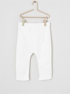 Pantaloni in tessuto felpato 