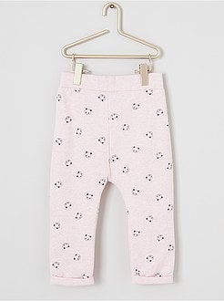 Pantaloni in tessuto felpato 