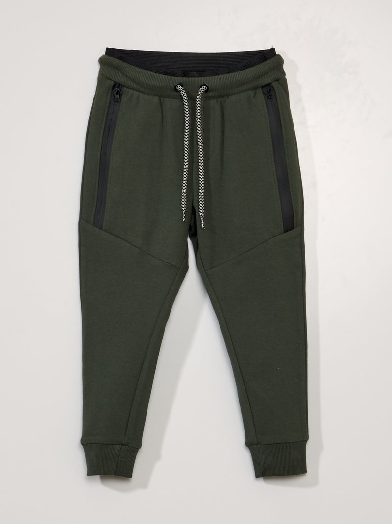 Pantaloni in tessuto felpato KAKI - Kiabi