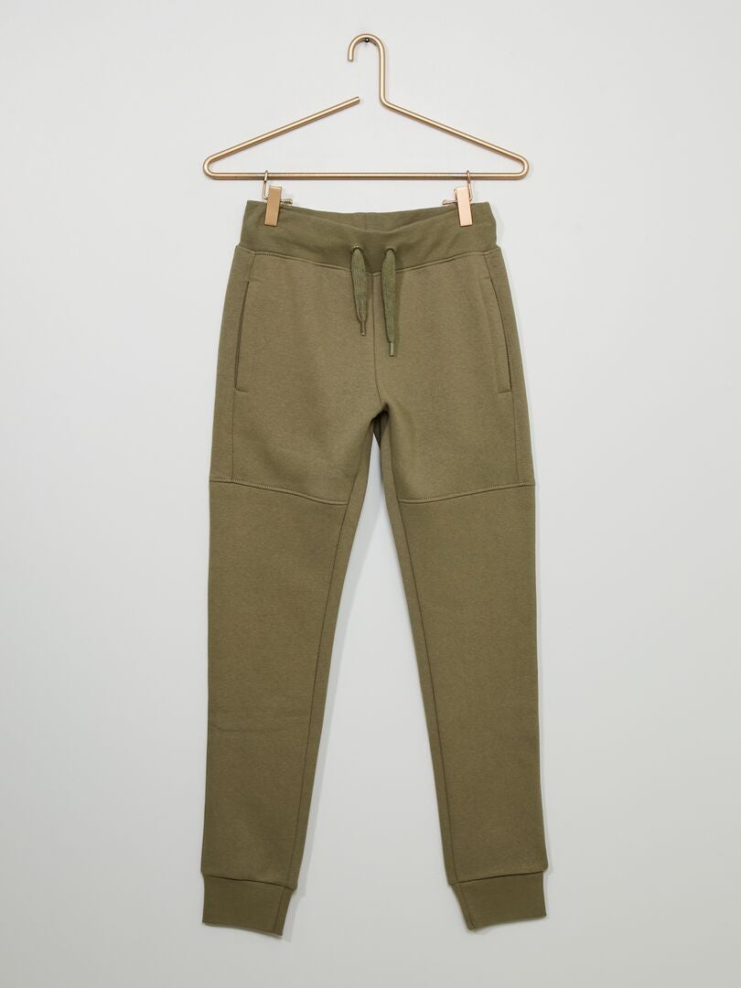 Pantaloni in tessuto felpato KAKI - Kiabi