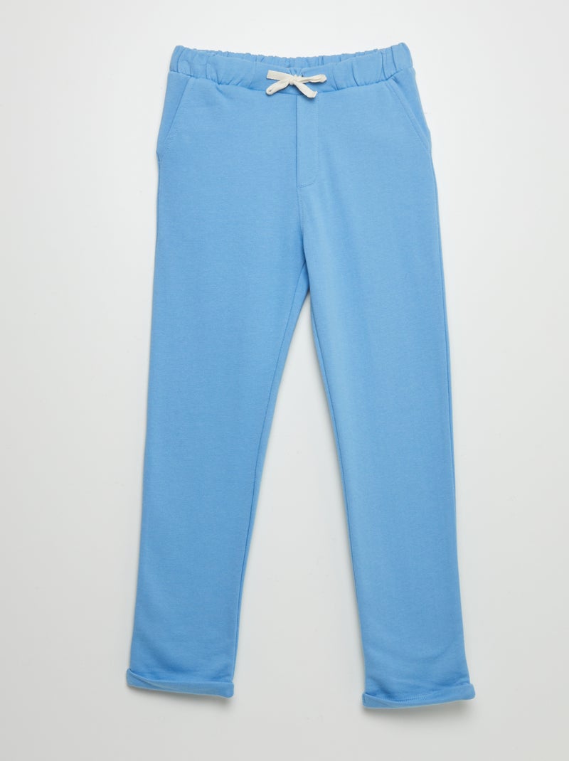 Pantaloni in tessuto felpato leggero BLU - Kiabi