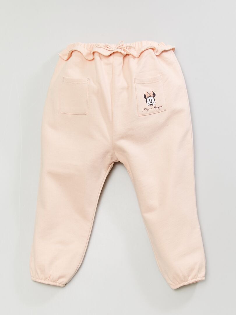 Pantaloni in tessuto felpato 'Minnie' 'Disney' ROSA - Kiabi