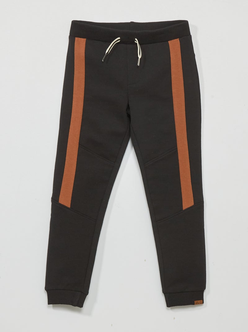 Pantaloni in tessuto felpato NERO - Kiabi