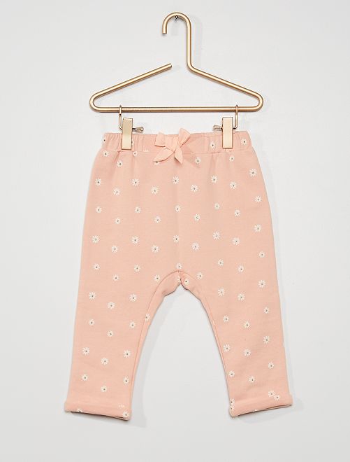 Pantaloni in tessuto felpato                                                                                         rosa 

