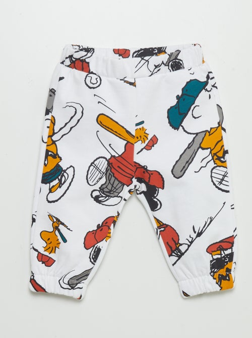 Pantaloni in tessuto felpato 'Snoopy' - Kiabi