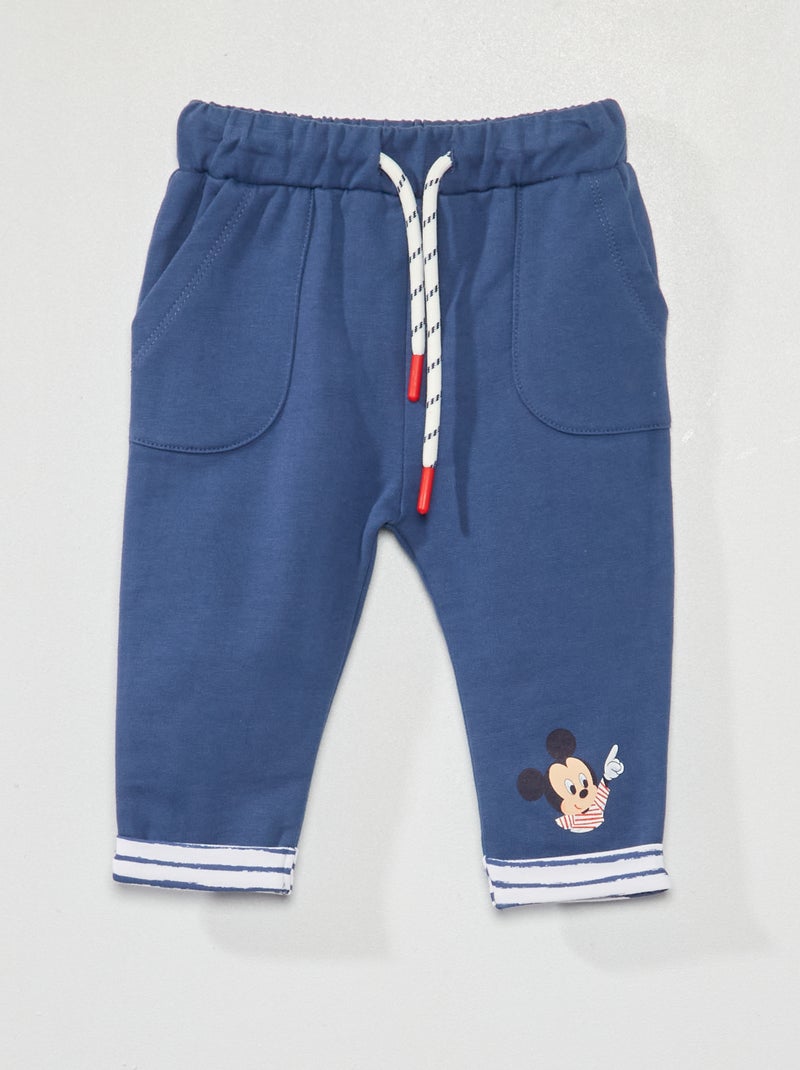 Pantaloni in tessuto felpato 'Topolino' BLU - Kiabi