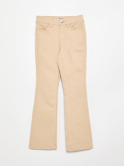 Pantaloni in twill - taglio aderente - Kiabi