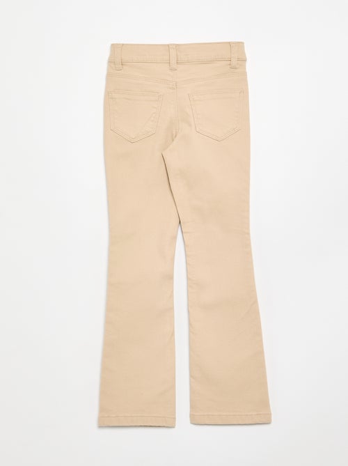 Pantaloni in twill - taglio aderente - Kiabi