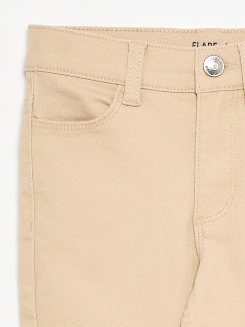 Pantaloni in twill - taglio aderente - Kiabi