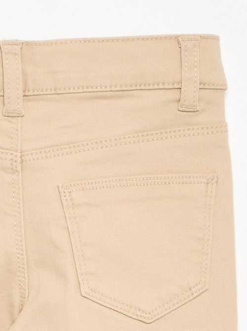 Pantaloni in twill - taglio aderente - Kiabi