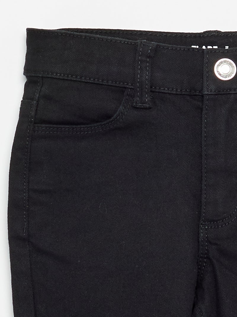 Pantaloni in twill - taglio aderente Nero - Kiabi