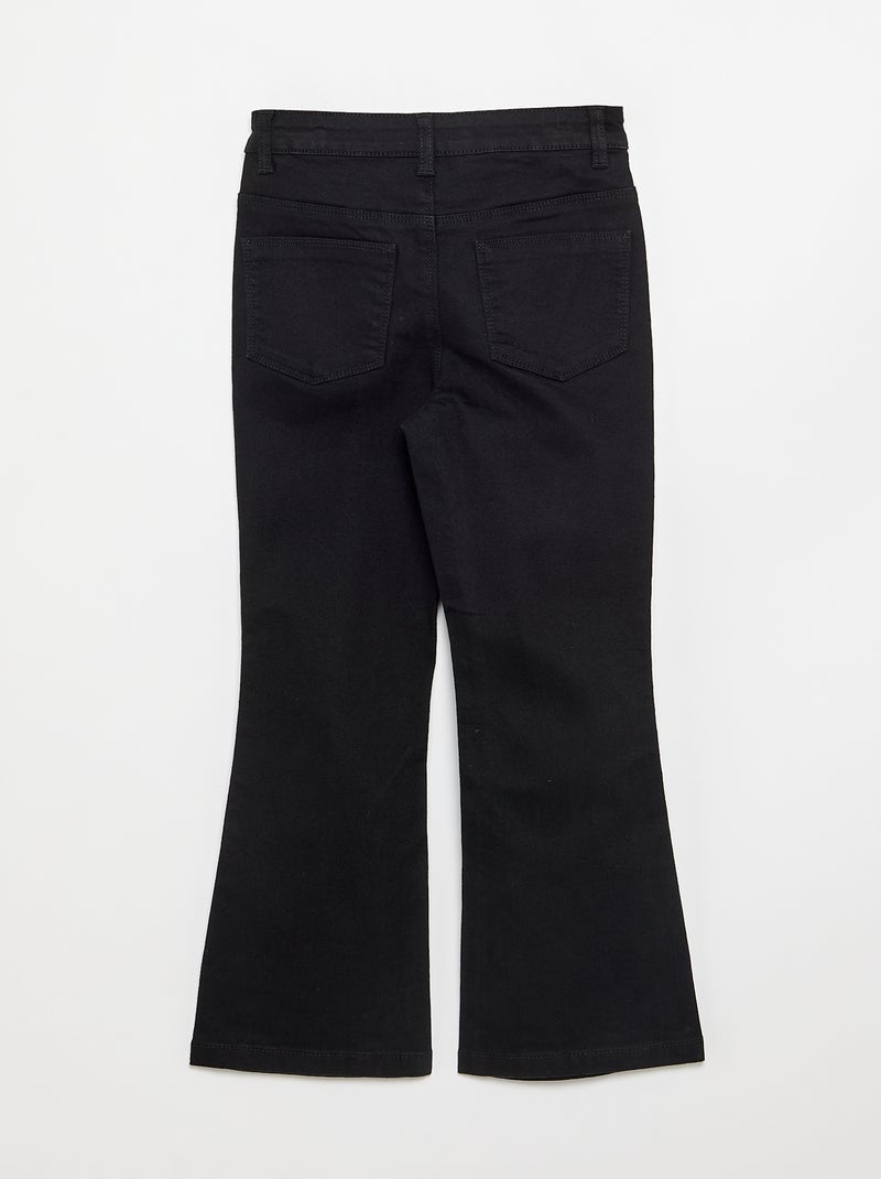 Pantaloni in twill - vestibilità comoda Nero - Kiabi