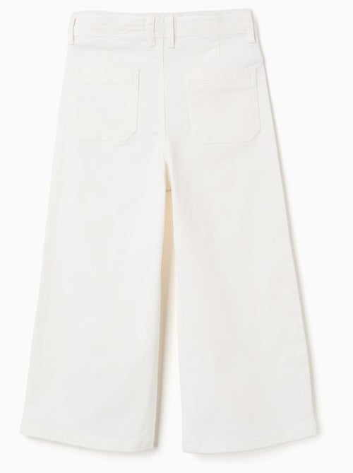Pantaloni in twill a gamba larga - Kiabi