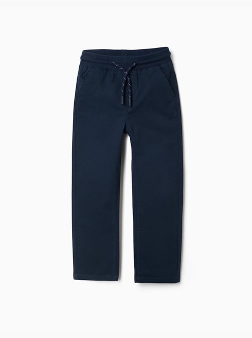 Pantaloni in twill a taglio dritto con coulisse - Kiabi Pantaloni in twill a taglio dritto con coulisse - Kiabi