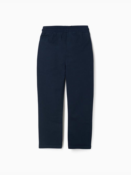 Pantaloni in twill a taglio dritto con coulisse - Kiabi Pantaloni in twill a taglio dritto con coulisse - Kiabi