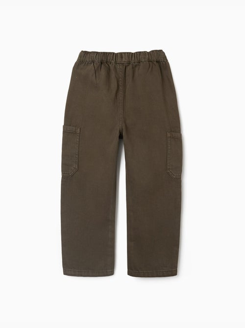 Pantaloni in twill ampia con tasche cargo - Kiabi Pantaloni in twill ampia con tasche cargo - Kiabi
