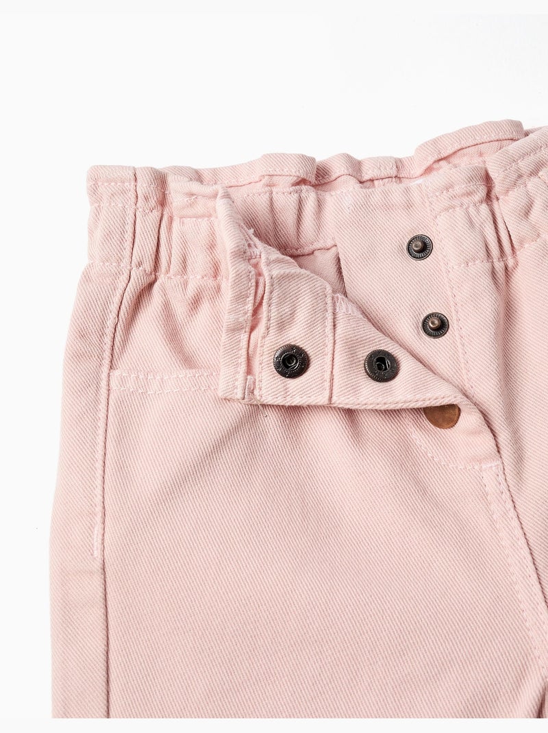 Pantaloni in twill ampia Rosa - Kiabi
