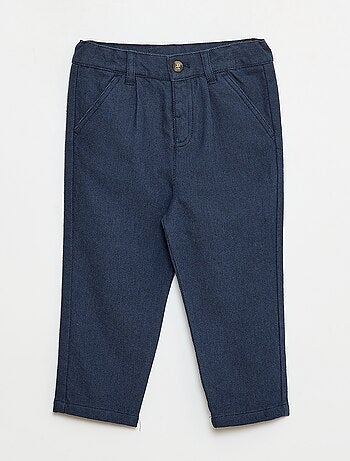 Pantaloni in twill con 2 vere tasche