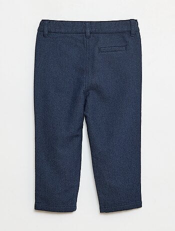 Pantaloni in twill con 2 vere tasche