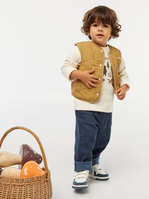 Pantaloni in twill con 2 vere tasche - Kiabi