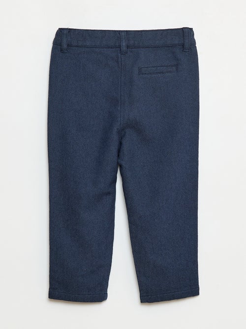 Pantaloni in twill con 2 vere tasche - Kiabi