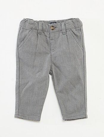 Pantaloni in twill con 2 vere tasche