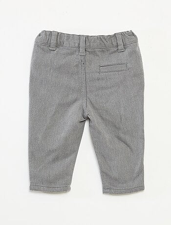 Pantaloni in twill con 2 vere tasche