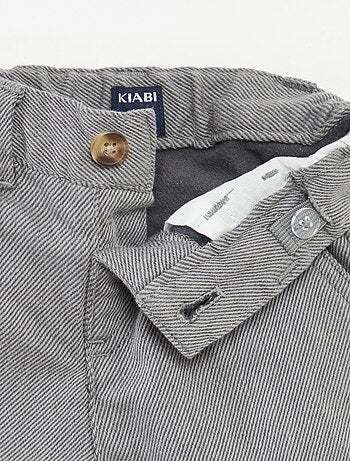 Pantaloni in twill con 2 vere tasche