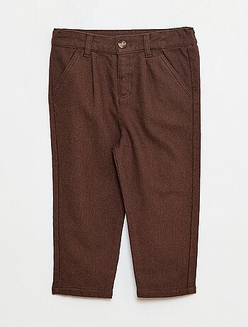 Pantaloni in twill con 2 vere tasche